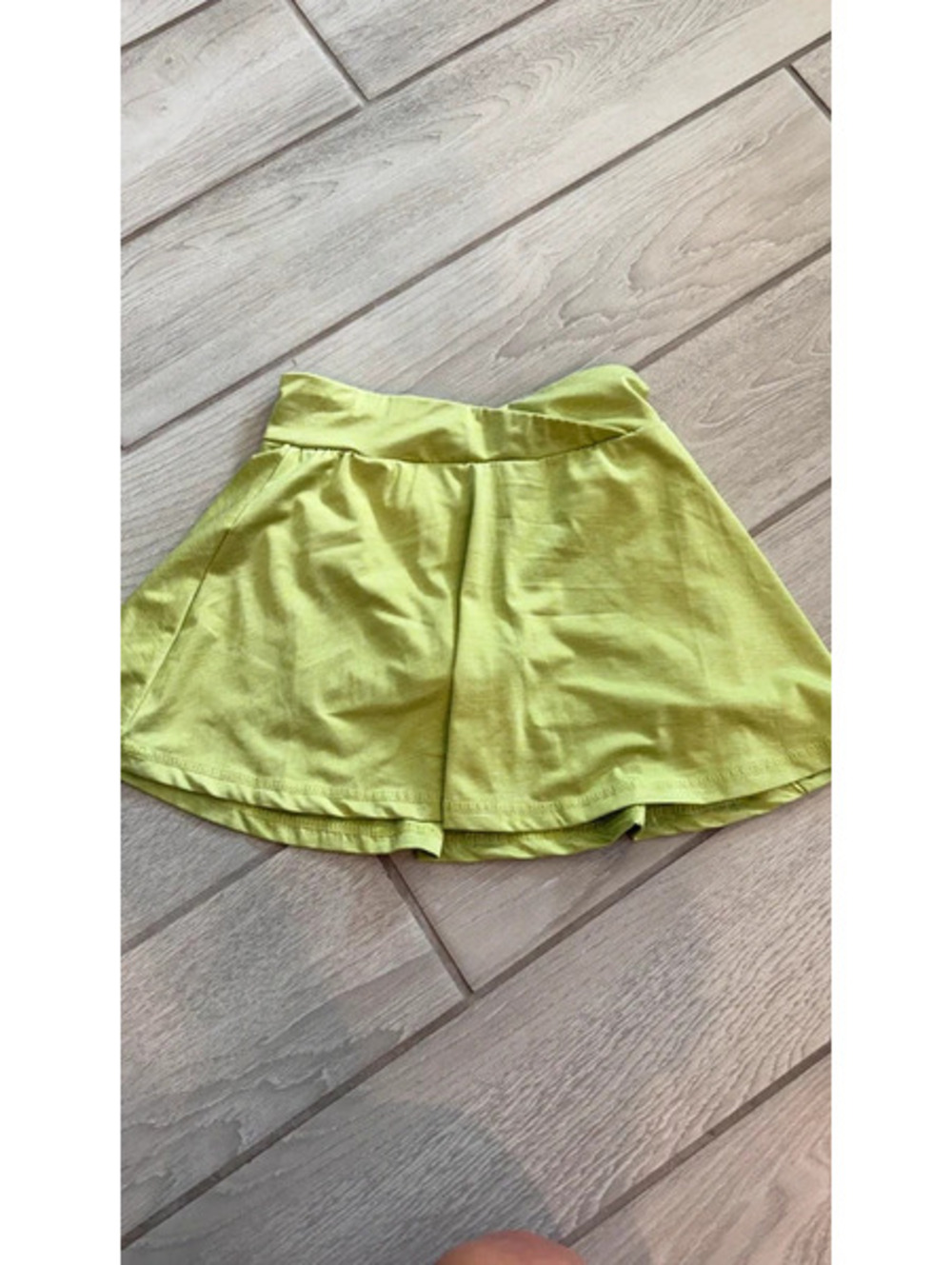Reebok Girls' Lime Green Athletic Skort Size M (8)